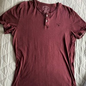 Maroon American Eagle Polo